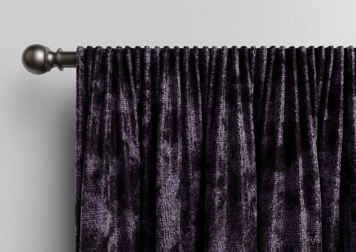 Cyrus Crushed Velvet, Deep Purple - Made to Measure Curtains - Image 9